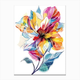 Colorful Flower 2 Canvas Print