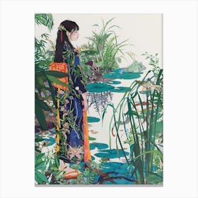 In The Garden Rikugien Gardens Japan 1 Canvas Print