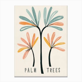 Palm Trees Canvas Print