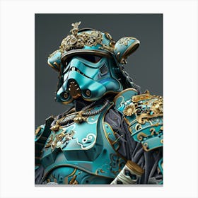 Stormtropper As A Vintagepunk Samurai 02 Canvas Print