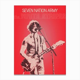 Seven Nation Army — The White Stripes — Jack White 1 Canvas Print