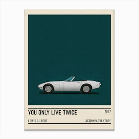 You Only Live Twice Movie Car Canvas Print