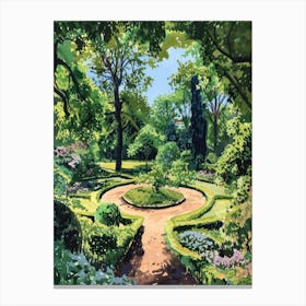 Green Park London Parks Garden 4 Painting Canvas Print