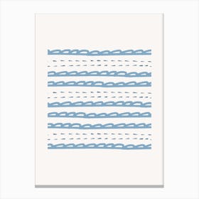 Coastal Pattern Canvas Print