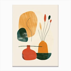 Cute Objects Abstract Collection 10 Canvas Print