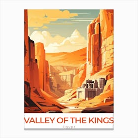 Egypt Valley Of The Kings Travel Canvas Print