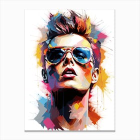 Pop Star Abstract Painting Canvas Print