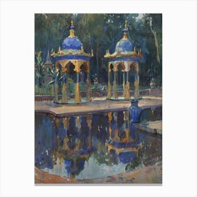 Gazebo In The Park Canvas Print