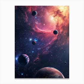 Space Wallpaper 13 Canvas Print