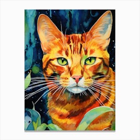 Orange Tabby Cat 1 Canvas Print