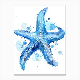 Watercolor Starfish 3 Canvas Print