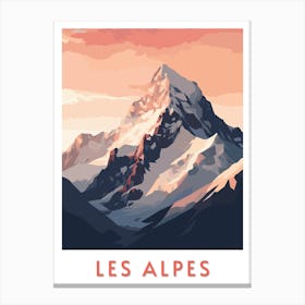 Les Alpes Canvas Print