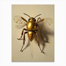 Golden Bee Canvas Print