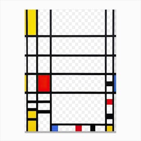 Trafalgar Square, Piet Mondrian Canvas Print