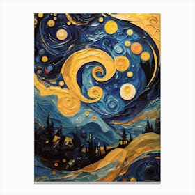 Starry Night 8 Canvas Print