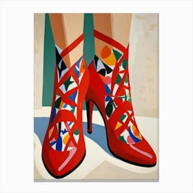 Red Shoes 2 Canvas Print