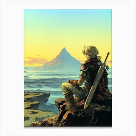 Zelda Link Canvas Print