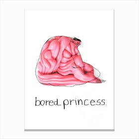 Bored Princess 1 Canvas Print