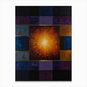 'Sunburst' Canvas Print