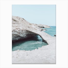 Papafragas Caves, Milos Canvas Print