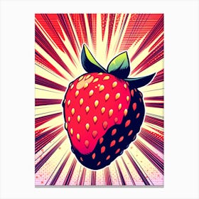 Pop Strawberry Canvas Print