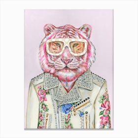 Pink Tiger Canvas Print