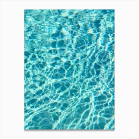 Water Ripples In A Pool Canvas Print