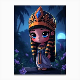 Cartoon Cleopatra - Diverse Art Illustration 77 Canvas Print