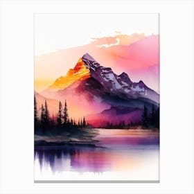 The Canadian Rockies Canvas Print