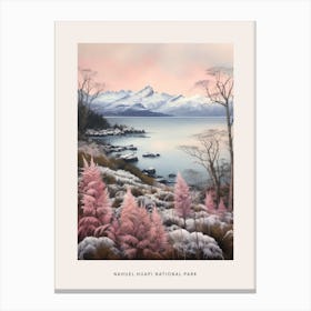 Dreamy Winter National Park Poster  Nahuel Huapi National Park Argentina 2 Canvas Print