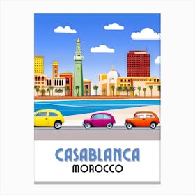 Casablanca, Morocco 1 1 Canvas Print