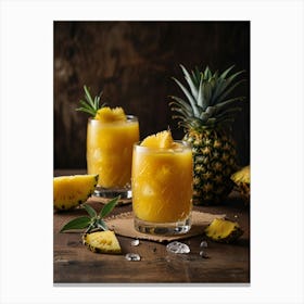 Pineapple Cocktail Canvas Print