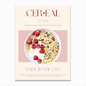 Cereal Mid Century Canvas Print