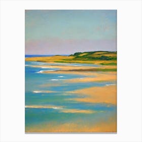 Dornoch Beach Highlands Scotland Monet Style Canvas Print