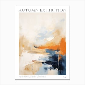 Autumn Exhibition Modern Abstract Poster 30 Canvas Print