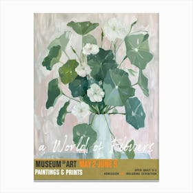 A World Of Flowers, Van Gogh Exhibition Nasturtium 2 Canvas Print