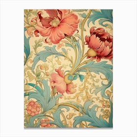 Floral Wallpaper 52 Canvas Print