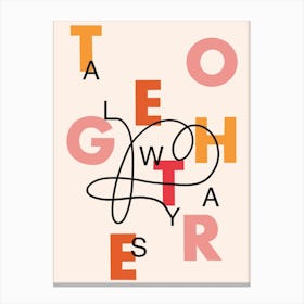Together Always Canvas Print