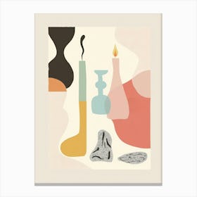 Cute Abstract Objects Collection 1 Canvas Print