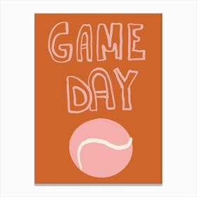 Game Day Print Canvas Print