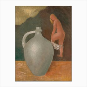 Woman With Jar, Mikuláš Galanda Canvas Print