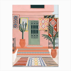 Moroccan Terrace Canvas Print