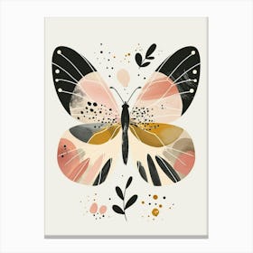 Colourful Insect Illustration Butterfly 31 Canvas Print