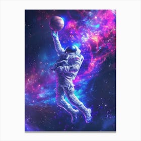 Astronaut In Space 8 Canvas Print