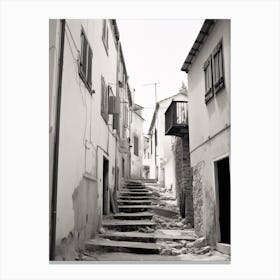 Rovinj, Croatia, Black And White Old Photo 4 Canvas Print