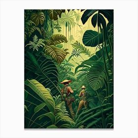 Jungle Adventure 2 Botanical Canvas Print