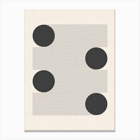 Dots And Lines Canvas Print