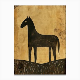 Horse Silhouette Canvas Print Canvas Print