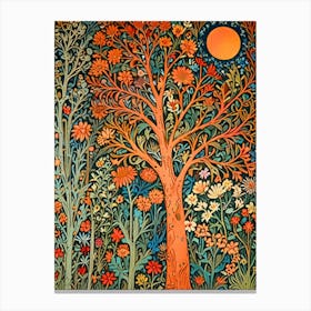 William Morris Tree Of Life 26 Canvas Print