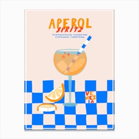 Cocktail collection - Aperol Spritz Art Print Canvas Print